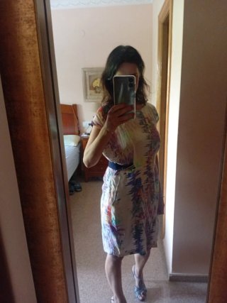 Vestido Numph Talla L Multicolor