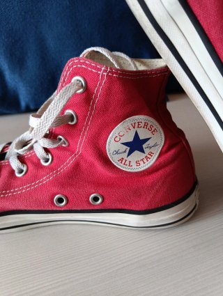 Converse All Star rosse misura 35