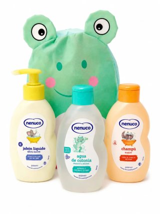 Mochila Nenuco Rana + 3 Productos Bebé