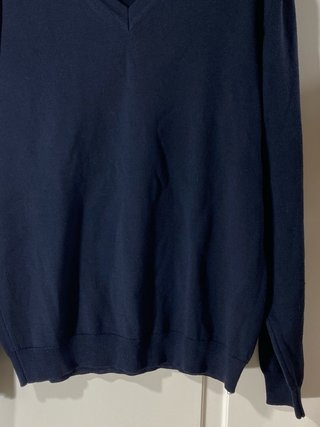 Maglione di lana con scollo a V taglia L