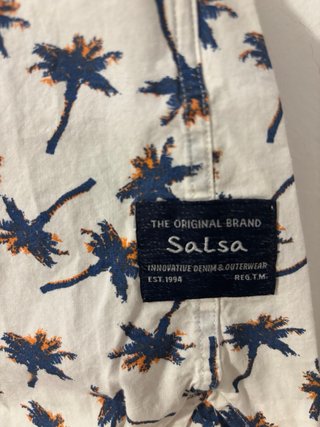 Camisa Salsa Estampada Talla L