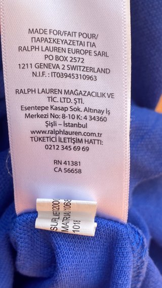 Polo Ralph Lauren Azul Talla M