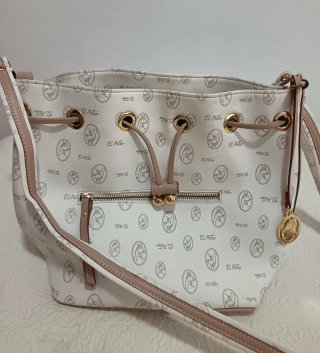 Bolso El Potro Blanco Estampado