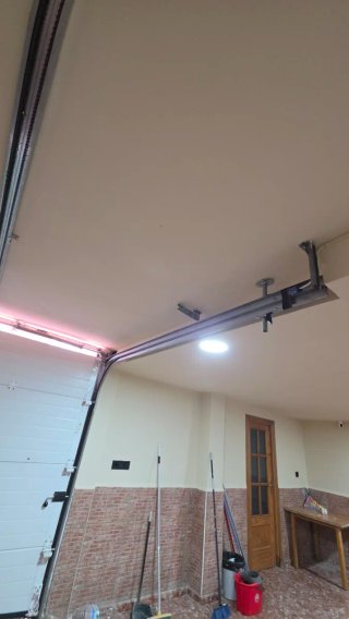 Portón automático - seccional.