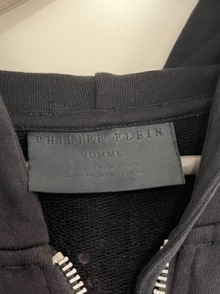 Sudadera Philipp Plein Negra con Logo