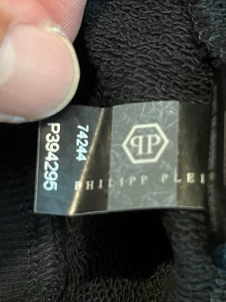 Sudadera Philipp Plein Negra con Logo
