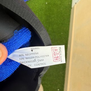 Traje de buceo Mares Semiestanco Neopreno 6,5 mm.