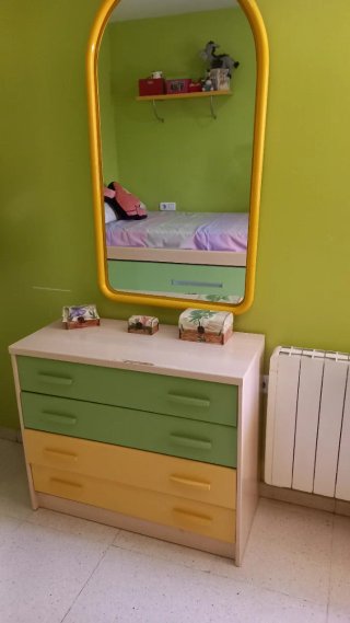 Cama nido con cajones y escritorio