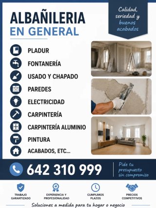 ALBAÑILERÍA EN GENERAL