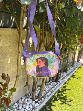 Bolso de hombro princesa morado