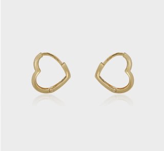 Pendientes Corazón Oro 18k
