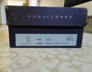 Sandalias Pura López Piel Serpiente Rosa