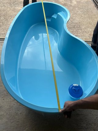 Piscina portátil fibra de vidrio
