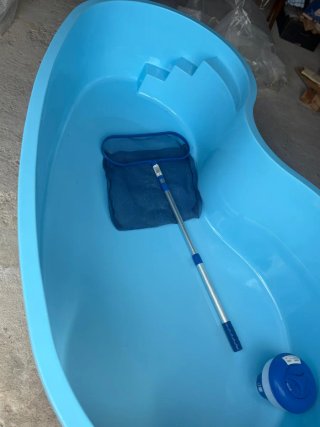 Piscina portátil fibra de vidrio
