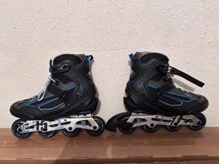 Patines Oxelo Negros y Azules 45