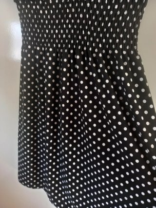 Vestido de lunares con vuelo
