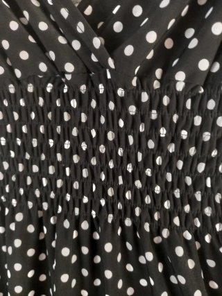 Vestido de lunares con vuelo