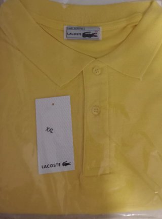 Polo Lacoste XXL Amarillo