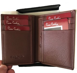 Cartera hombre Pierre Cardin piel marrón