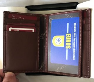 Cartera hombre Pierre Cardin piel marrón