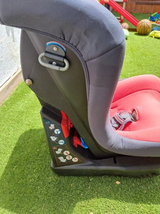 Silla Bebé Chicco Eletta Grupo 0/1 Roja