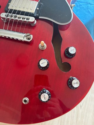 Guitarra Eléctrica Semihollow con Estuche