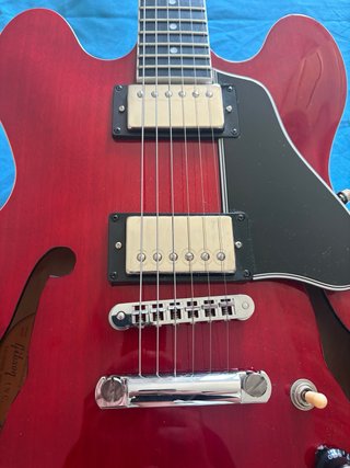 Guitarra Eléctrica Semihollow con Estuche