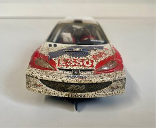 Scalextric Peugeot 206 WRC efecto barro