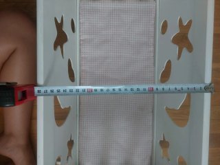 Cuna de muñeca blanca con estrellas