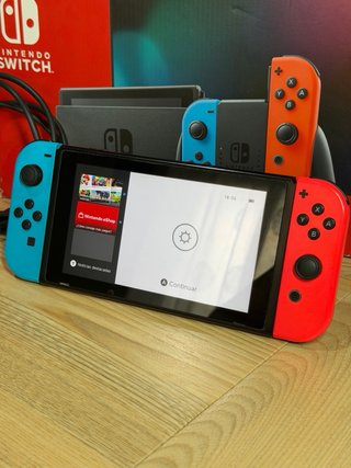 ¡Buen Estado! Nintendo Switch V2 COMPLETA