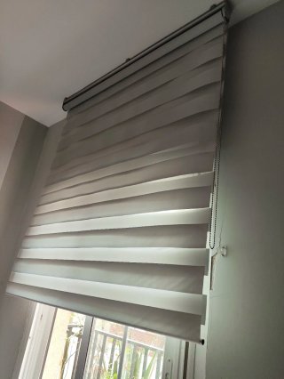 Cortina Enrollable Estor Gris 80x180 Sin Taladro ?