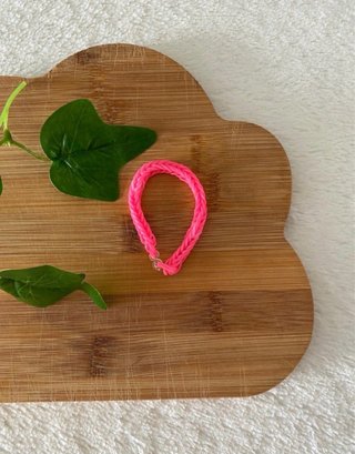 3 Pulseras de Arcilla Polimérica Rosa