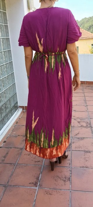 Vestido estampado talla única