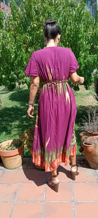 Vestido estampado talla única