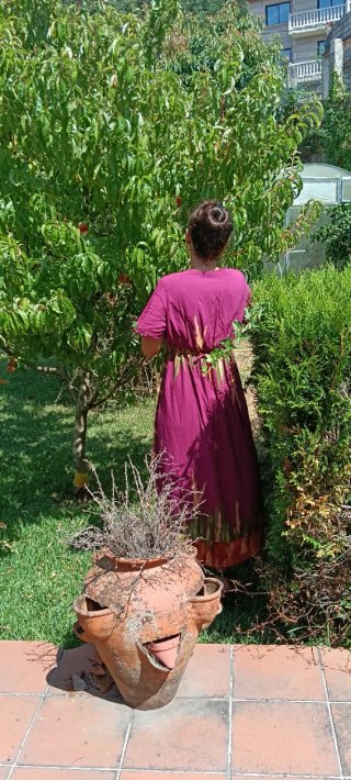 Vestido estampado talla única