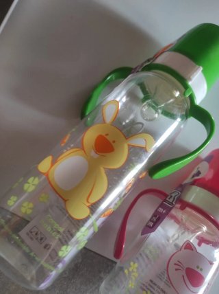 Set 2 Biberones Rosa y Verde Casto