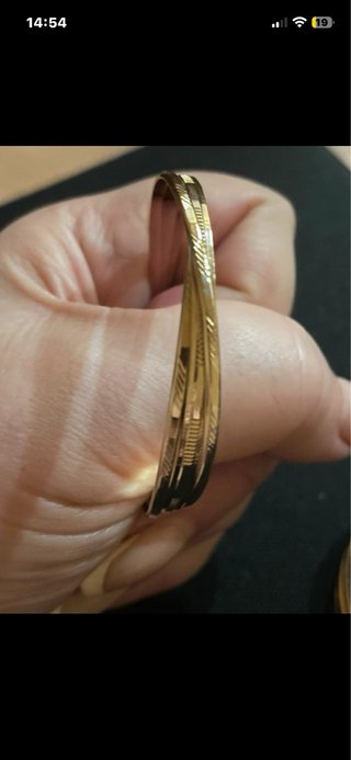 Pendientes grandes oro laminado 14k