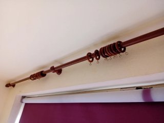 Riel madera 190cm