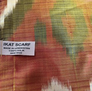 Pañuelo Ikat Algodón  o seda Uzbekistán