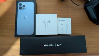 iPhone 13 Pro Max 128GB Blu + Apple Watch SE