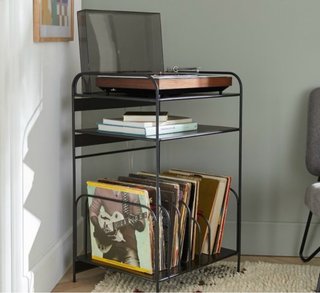 Mueble para tocadiscos y vinilos
