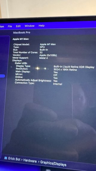 MacBook Pro 14” M1 Max 64 GB RAM 1 TB