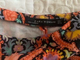 Falda Flores Zara