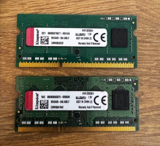 2x 4GB Kingston DDR3 1333MHz RAM