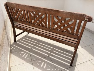 Banco de jardín de madera maciza – Funcional – 20