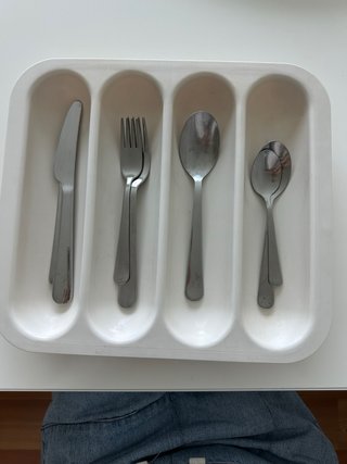 Base para guardar talheres ikea