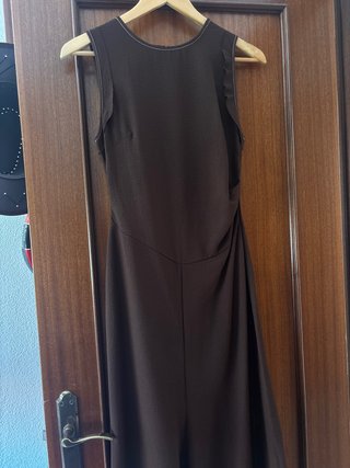 Vestido Zara Eventos Especiales Marrón