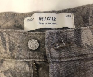 Pantaloncini Hollister Jeans Baggy Camo Taglia 42