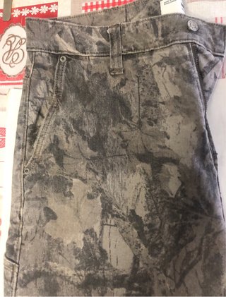 Pantaloncini Hollister Jeans Baggy Camo Taglia 42