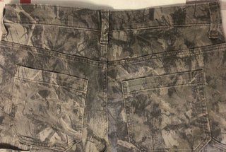 Pantaloncini Hollister Jeans Baggy Camo Taglia 42